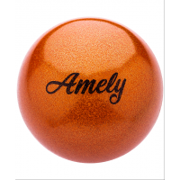 Мяч для художественной гимнастики AGB-103 с насыщенными блестками Amely